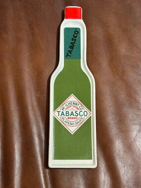 Vintage Tabasco Ceramic piece, Bottle Spoon Rest